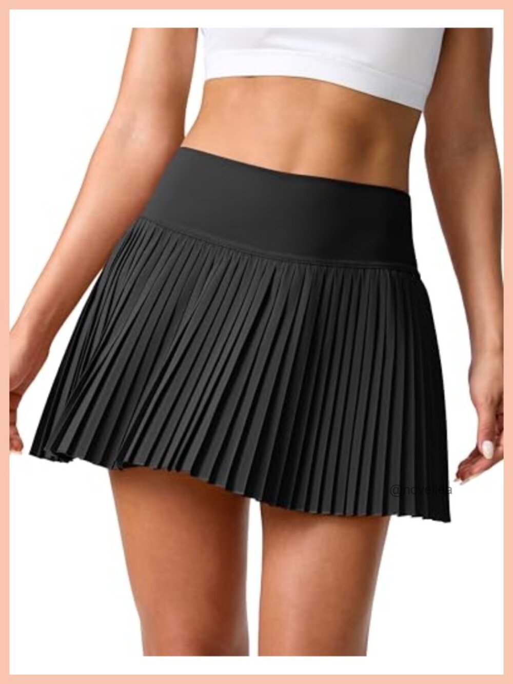 Pleated Tennis Skirt with Pockets Shorts High Waisted Athletic Golf Skorts